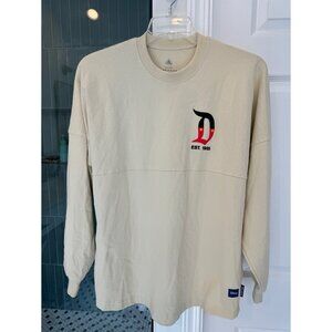 Disneyland Character Letters Spirit Jersey in Cream / Beige